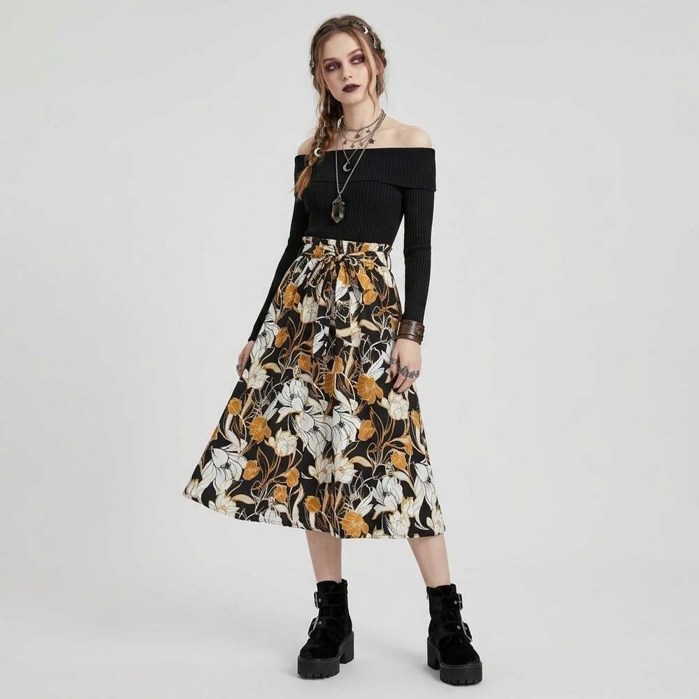 Flying Tomato Off Shoulder Floral Midi Dress S Holiday Party Wedding Guest Boho